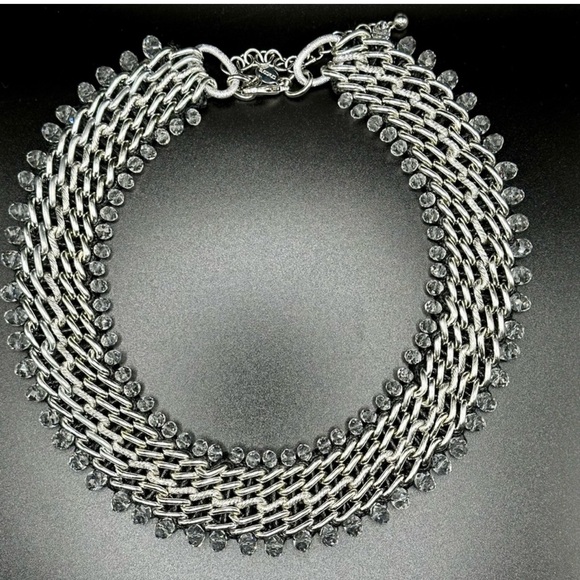 Chicos adjustable woven statement necklace-collar - Picture 6 of 8